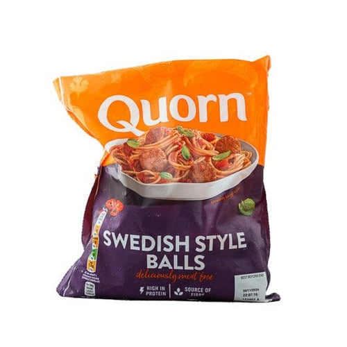 Quorn Vegetarian Swedish Style balls at zucchini